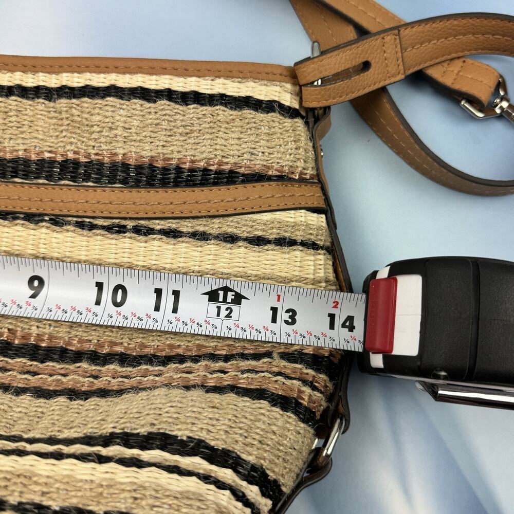 Rosetti Crossbody Womens Handbag Purse Adjustable Woven‎ Brown Earth Tones New - Picture 13 of 15